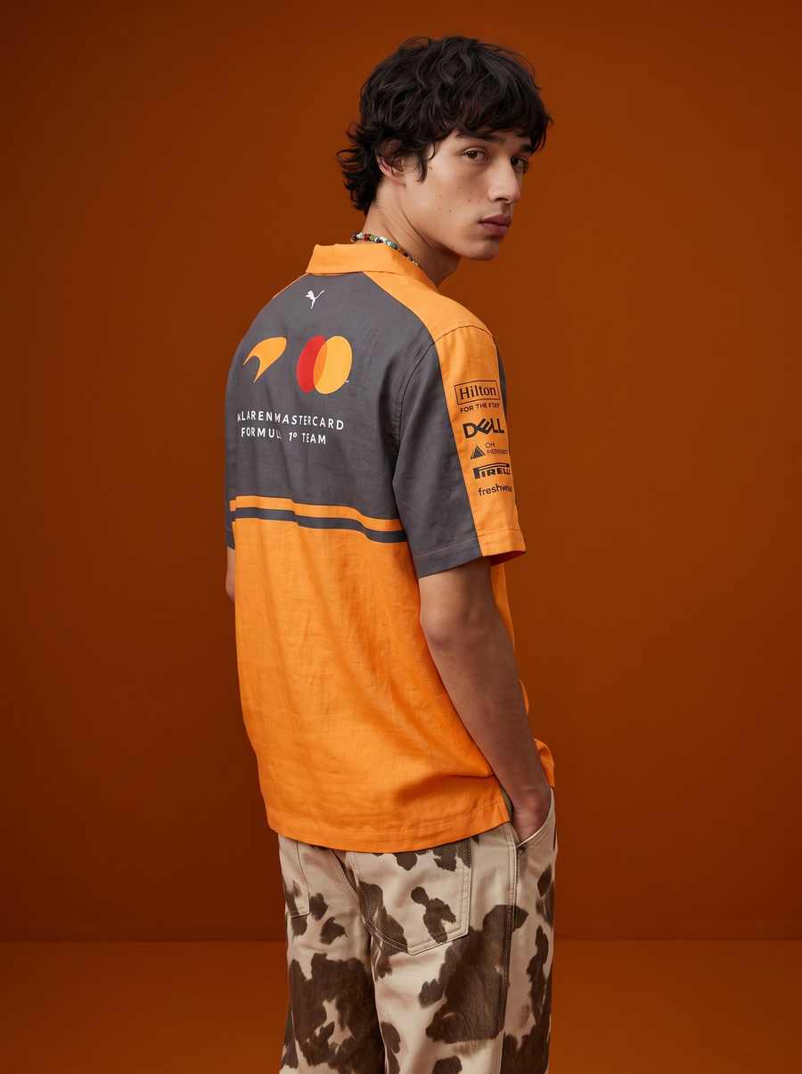McLaren 2026 Team Set Up T-Shirt - Papaya