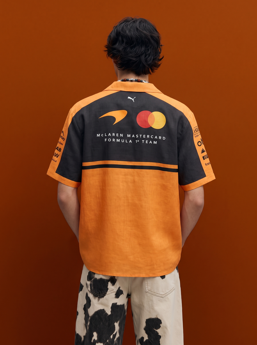 McLaren 2026 Team Set Up T-Shirt - Papaya