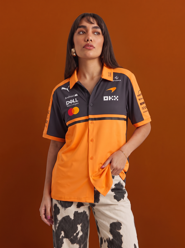 McLaren 2026 Team Set Up T-Shirt - Papaya