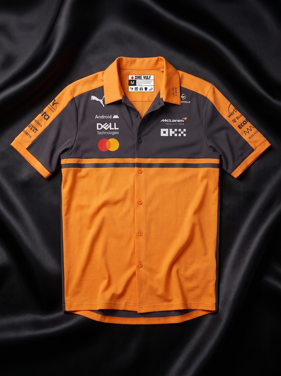 McLaren 2026 Team Set Up T-Shirt - Papaya