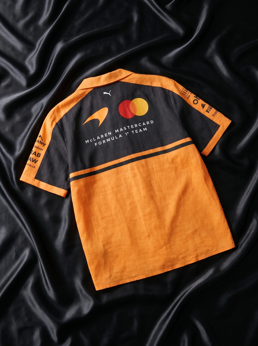 McLaren 2026 Team Set Up T-Shirt - Papaya